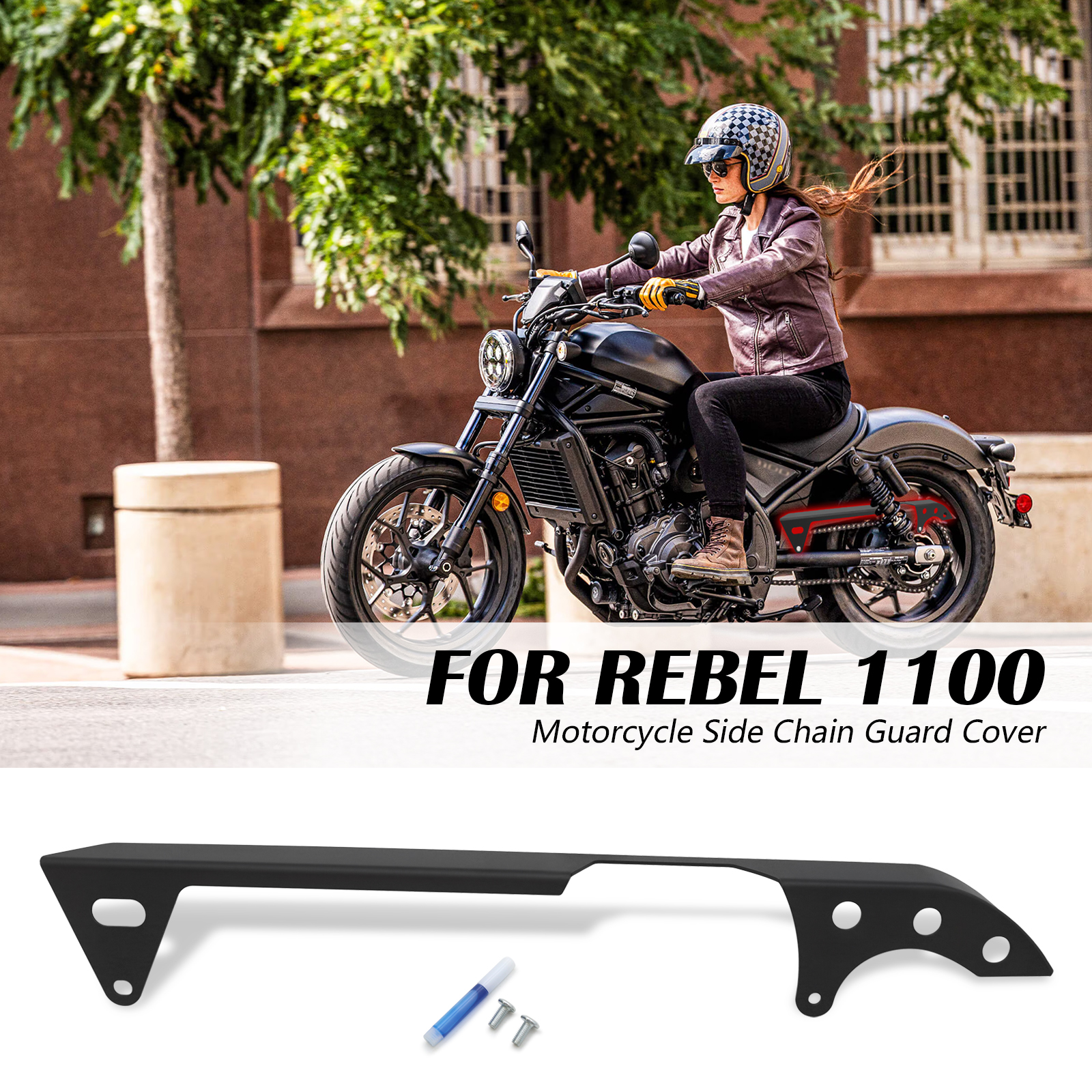 Rebel 1100 Chain Guard detail 3
