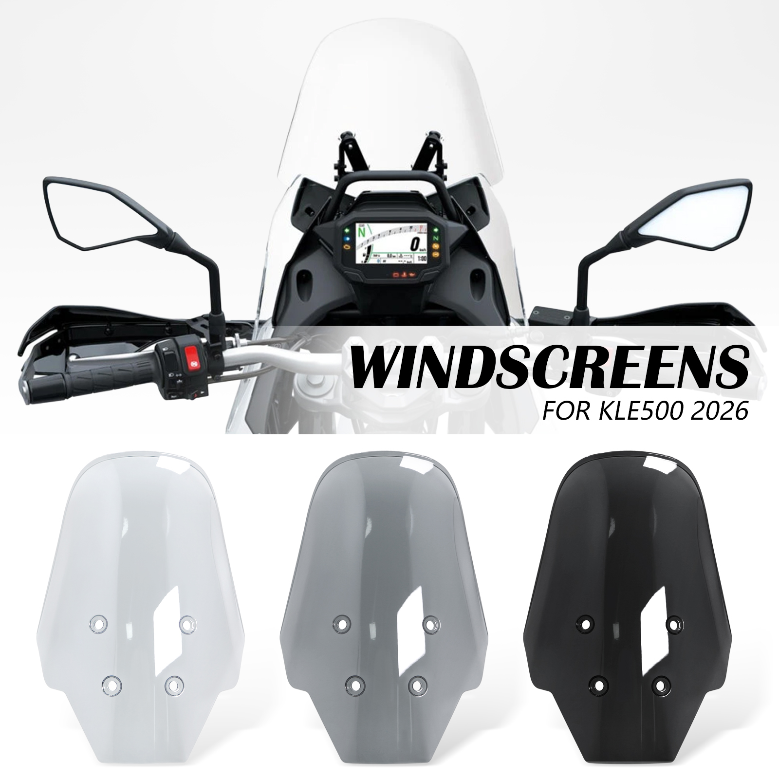 KLE 500 Touring Screen detail 2