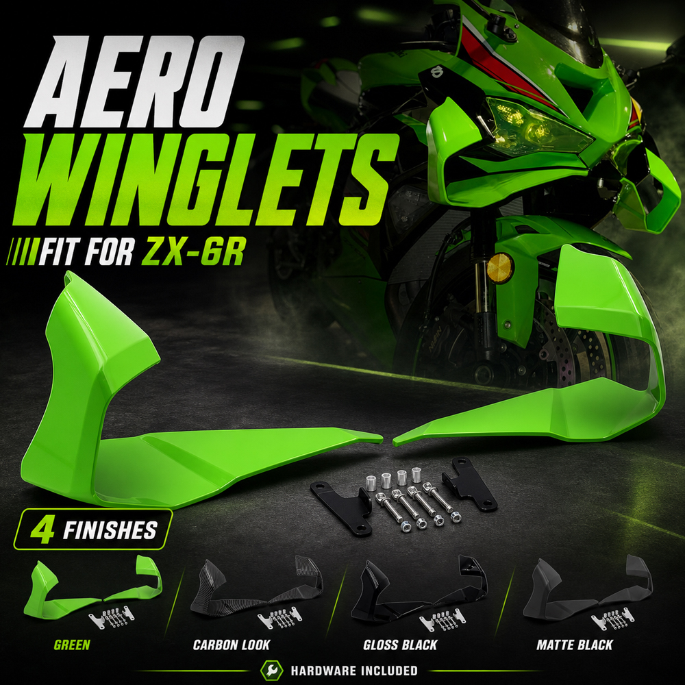 ZX-6R Front Winglets detail 2